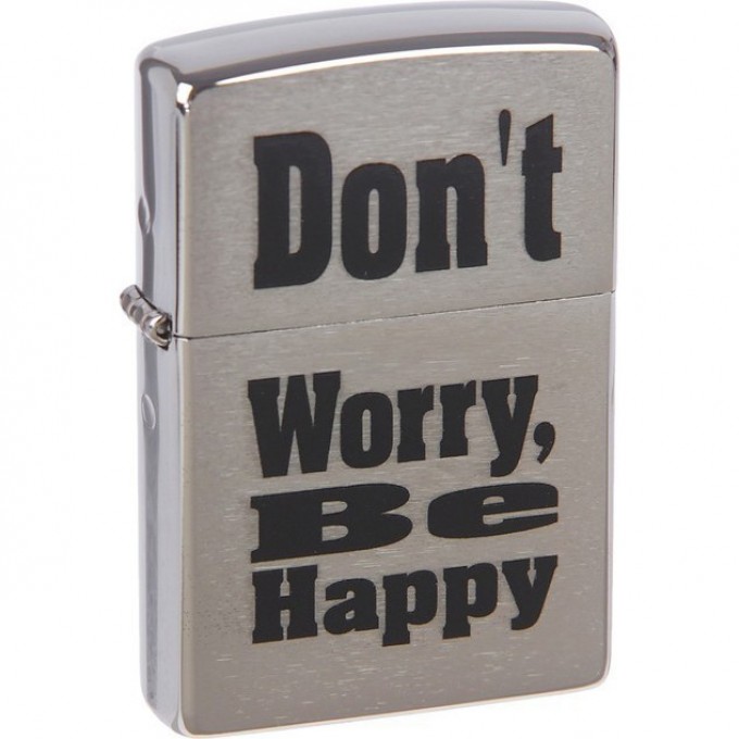 Зажигалка ZIPPO DON`T WORRY 200 200 Dont worry Зажигалка ZIPPO DON`T WORRY 200 200 Dont worry