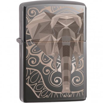 Зажигалка ZIPPO ELEPHANT FANCY FILL DESIGN 49074 Зажигалка ZIPPO ELEPHANT FANCY FILL DESIGN 49074