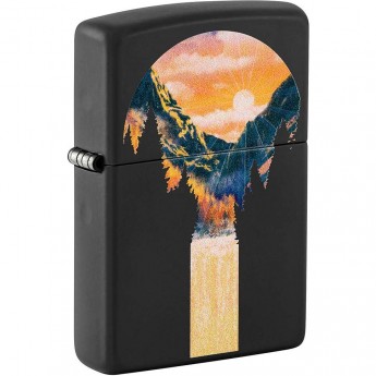 Зажигалка ZIPPO MOUNTAIN WATERFALL 48676 Зажигалка ZIPPO MOUNTAIN WATERFALL 48676